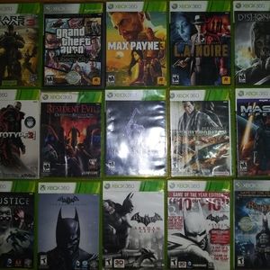 15 Xbox games good condition